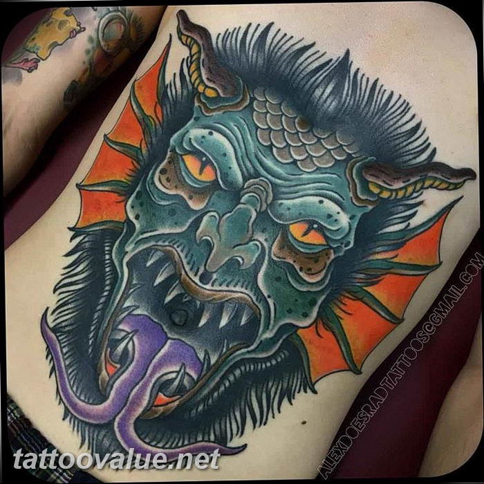 photo photo tattoo demon 05.12.2018 №108 - tattoo patterns - tattoovalue.net